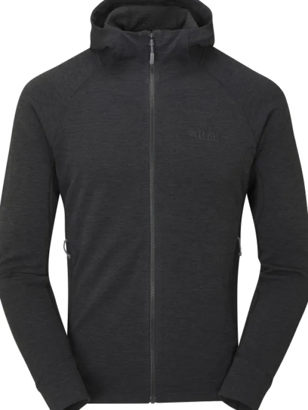 Rab Nexus Hoody fleecetakki, Black| Hupparit, Fleecet Ja Välipaidat