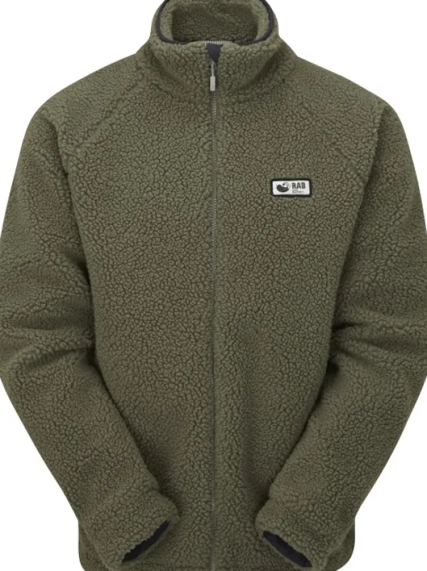 Rab Original Pile Jacket fleecetakki, maastovihreä| Hupparit, Fleecet Ja Välipaidat