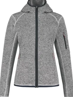 Rab Hupparit, Fleecet Ja Välipaidat^Quest Hoody naisten hupullinen fleecetakki, vaaleanharmaa