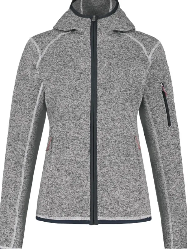 Rab Hupparit, Fleecet Ja Välipaidat^Quest Hoody naisten hupullinen fleecetakki, vaaleanharmaa