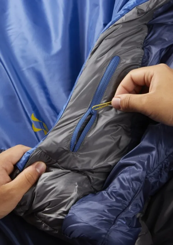 Rab Makuupussit/Kolmen Vuodenajan Makuupussit^Solar Eco 2 makuupussi, -2°C Ascent Blue Unisex