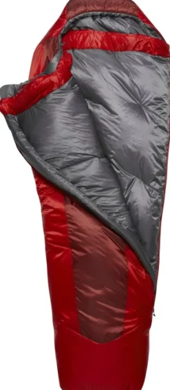 Rab Makuupussit/Kolmen Vuodenajan Makuupussit^Solar Eco 3 makuupussi, -8°C Oxblood Red Unisex