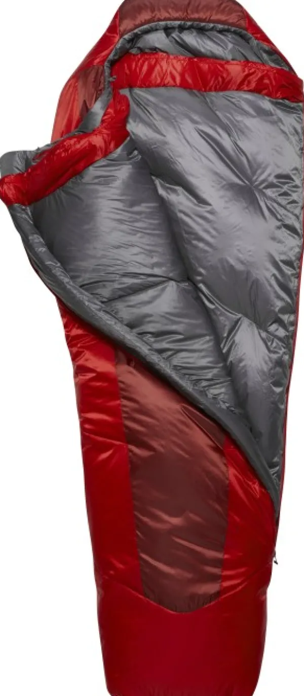 Rab Makuupussit/Kolmen Vuodenajan Makuupussit^Solar Eco 3 makuupussi, -8°C Oxblood Red Unisex
