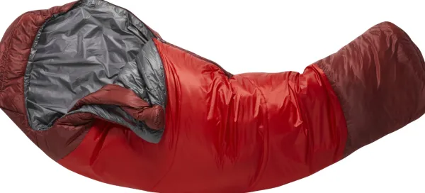 Rab Makuupussit/Kolmen Vuodenajan Makuupussit^Solar Eco 3 makuupussi, -8°C Oxblood Red Unisex