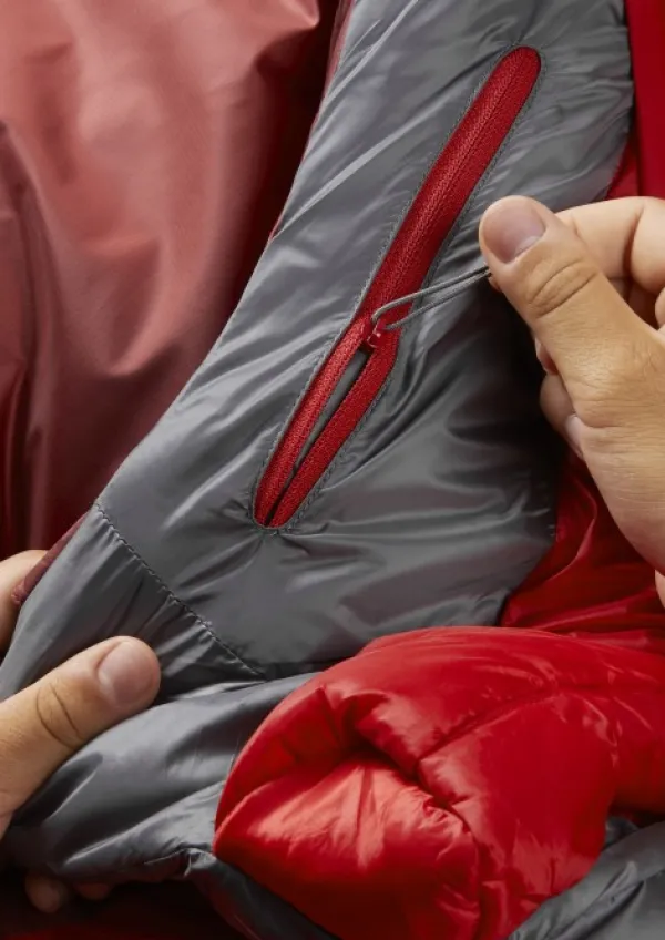 Rab Makuupussit/Kolmen Vuodenajan Makuupussit^Solar Eco 3 makuupussi, -8°C Oxblood Red Unisex