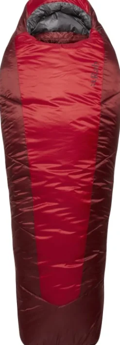 Rab Solar Eco 3 naisten makuupussi, -8°C Ascent Red| Makuupussit/Kolmen Vuodenajan Makuupussit