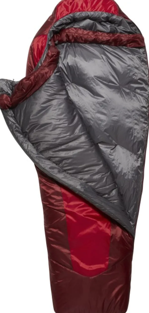 Rab Solar Eco 3 naisten makuupussi, -8°C Ascent Red| Makuupussit/Kolmen Vuodenajan Makuupussit