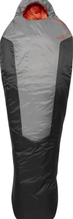 Rab Solar Ultra 1 makuupussi, pitkä malli, -4°C Granite Unisex| Makuupussit/Kevät- Ja Kesämakuupussit