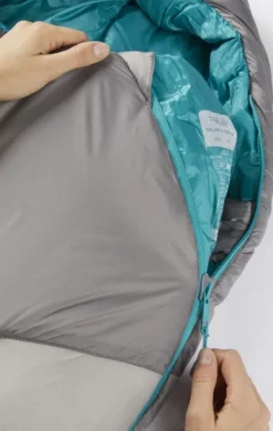 Rab Makuupussit/Kolmen Vuodenajan Makuupussit^Solar Ultra 2 makuupussi, naisten malli, Granite