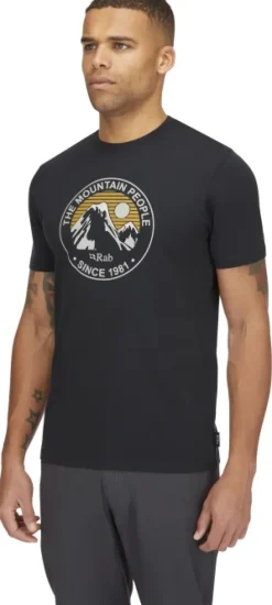 Rab Stance Alpine Peak Mens Beluga| T-paidat Ja Pikeepaidat