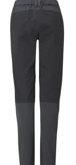 Rab Torque Mountain Softshell naisten kiipeilyhousut, tummanharmaa/musta| Retkeilyhousut