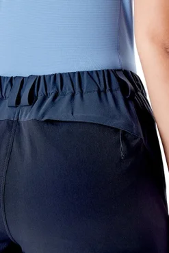 Rab Torque Mountain Softshell naisten kiipeilyhousut, tummanharmaa/musta| Retkeilyhousut