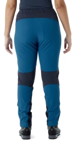 Rab Retkeilyhousut^Torque Softshell naisten kiipeily/vaellushousut, sininen/musta