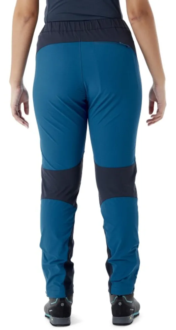 Rab Retkeilyhousut^Torque Softshell naisten kiipeily/vaellushousut, sininen/musta