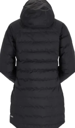 Rab Talvitakit^Valiance Parka naisten untuvaparka, musta