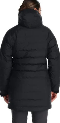 Rab Talvitakit^Valiance Parka naisten untuvaparka, musta