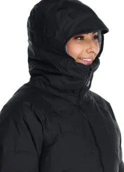 Rab Talvitakit^Valiance Parka naisten untuvaparka, musta