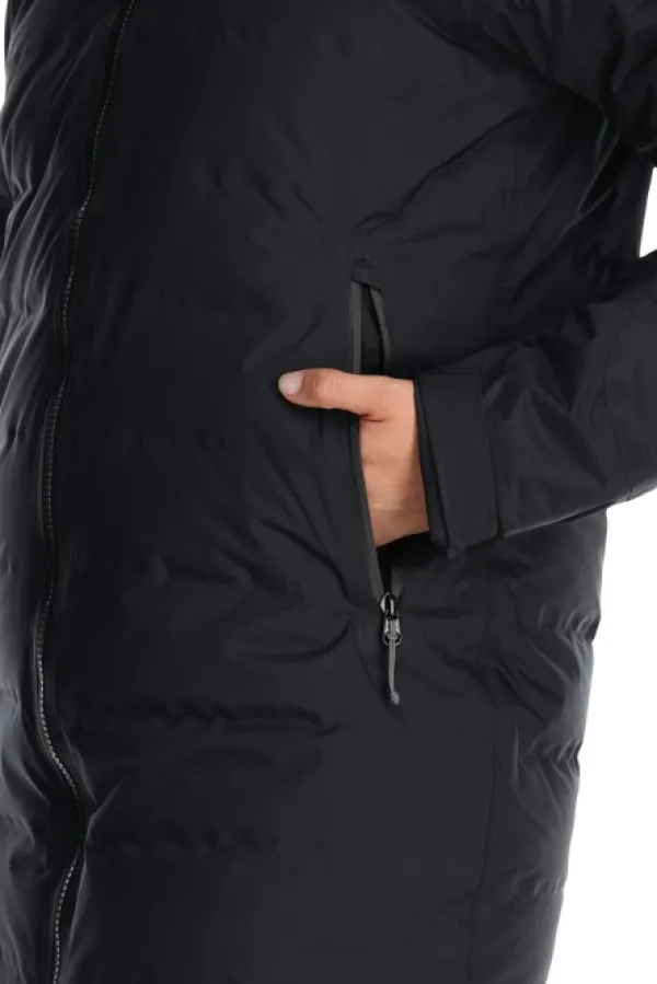 Rab Talvitakit^Valiance Parka naisten untuvaparka, musta