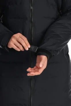 Rab Talvitakit^Valiance Parka naisten untuvaparka, tummansininen