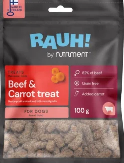 RAUH! Beef Carrot Treat 100 g| Makupalat