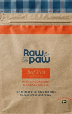 Raw for Paw Beef Treats pakastekuivattu makupala, naudanliha, 50 g| Makupalat