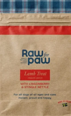 Raw for Paw Lamb Treats pakastekuivattu makupala, lampaanliha, 50 g| Makupalat