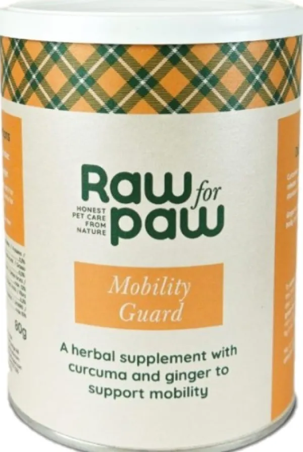 Raw for Paw Ravintolisät/Iho Ja Lihakset^Mobility Guard yrttiseos nivelille 80 g
