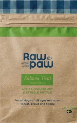Raw for Paw Salmon Treats pakastekuivattu makupala, lohi, 50 g| Makupalat