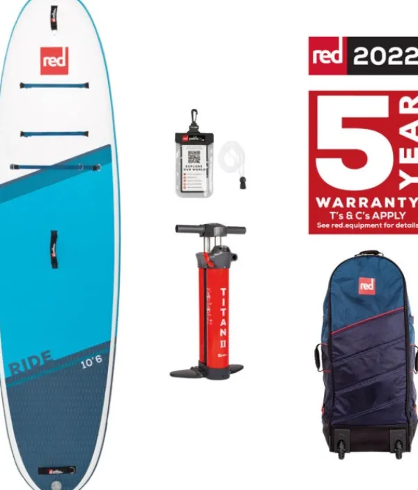 Red Paddle Co Melonta Ja Suppailu^Allround 10.6 x 32 Ride MSL -lautasetti kevyelle melojalle