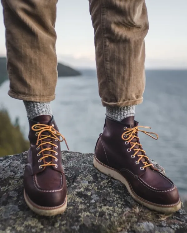 Red Wing Shoes Ulkoilukengät^Red Wing Moc Toe 6'' kengät, Briar Oil Slick