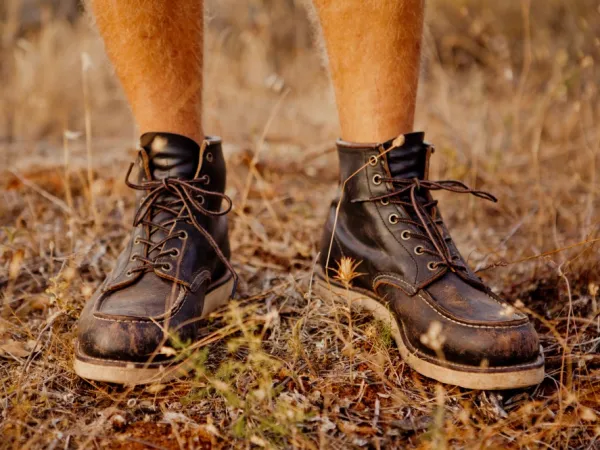 Red Wing Shoes Ulkoilukengät^Red Wing Moc Toe 6'' kengät, Black Prairie