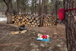 RuffWear Knot-a-Hitch juoksunaru retkelle, punainen| Taluttimet