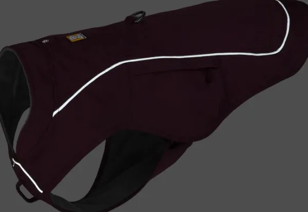 RuffWear Sadetakit^Overcoat Fuse Jacket koiran takki, punavioletti