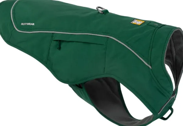 RuffWear Overcoat Fuse Jacket koiran takki, vihreä| Sadetakit
