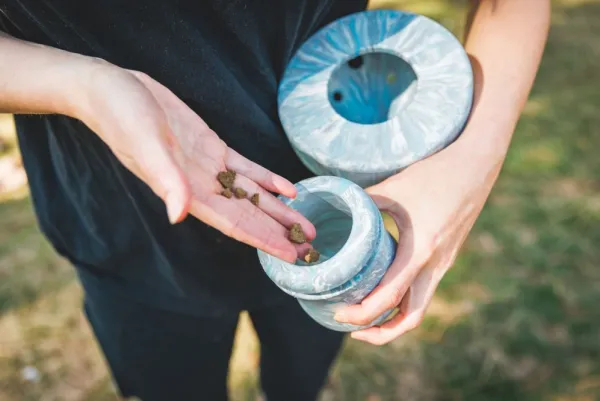 RuffWear Aktivointilelut^Porchini koiran lelu, Gray Sky