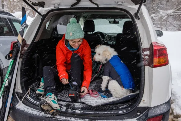 RuffWear Powder Hound Jacket koiran talvitakki, Blue Pool| Talvitakit