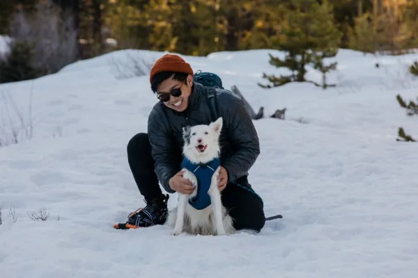 RuffWear Quinzee Jacket koiran takki, sininen| Talvitakit