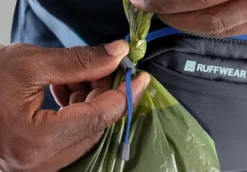 RuffWear Koirankakkapussit^Stash Bag Plus tarvikelaukku, harmaa/sininen