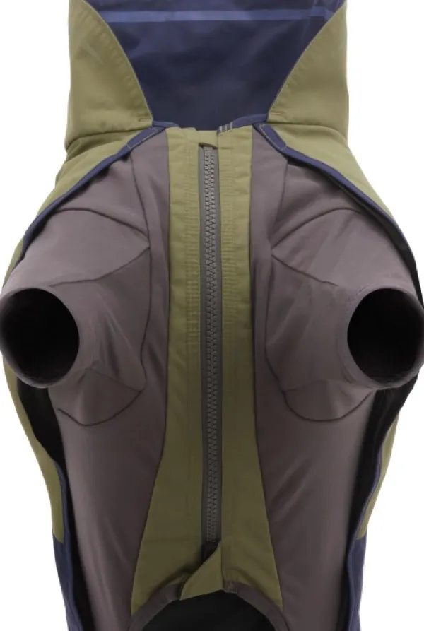 RuffWear Sadetakit^Sun Shower Coverall koiran sadehaalari, M-XL, Midnight Blue