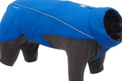 RuffWear Vert Coverall koiran talvihaalari, M-XL, Blue Pool| Talvitakit