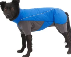 RuffWear Vert Coverall koiran talvihaalari, M-XL, Blue Pool| Talvitakit