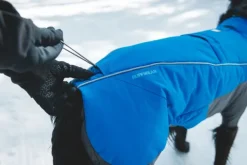 RuffWear Vert Coverall koiran talvihaalari, M-XL, Blue Pool| Talvitakit