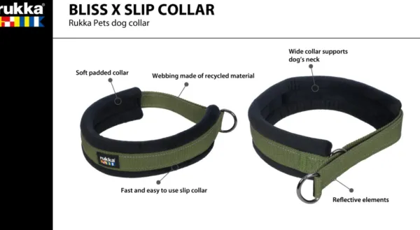 Rukka Kaulapannat^Bliss X Slip Collar Army Green S