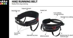 Rukka Juoksu- Ja Pyöräilytaluttimet^Hike Running Belt Black