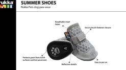 Rukka Koiran Tossut^Summer Shoes 2 pcs Gray size 1-2
