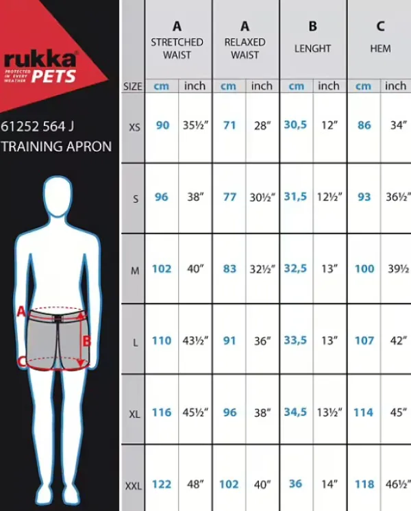 Rukka Training Apron Black| Koiranohjaajan Vaatteet
