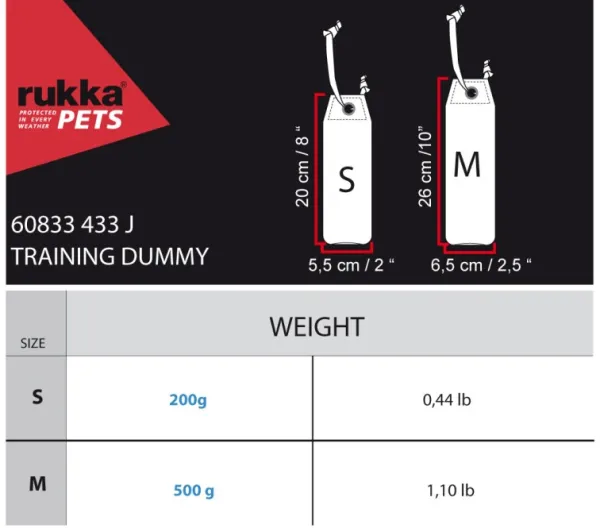 Rukka Training Dummy Yellow M| Aktivointilelut