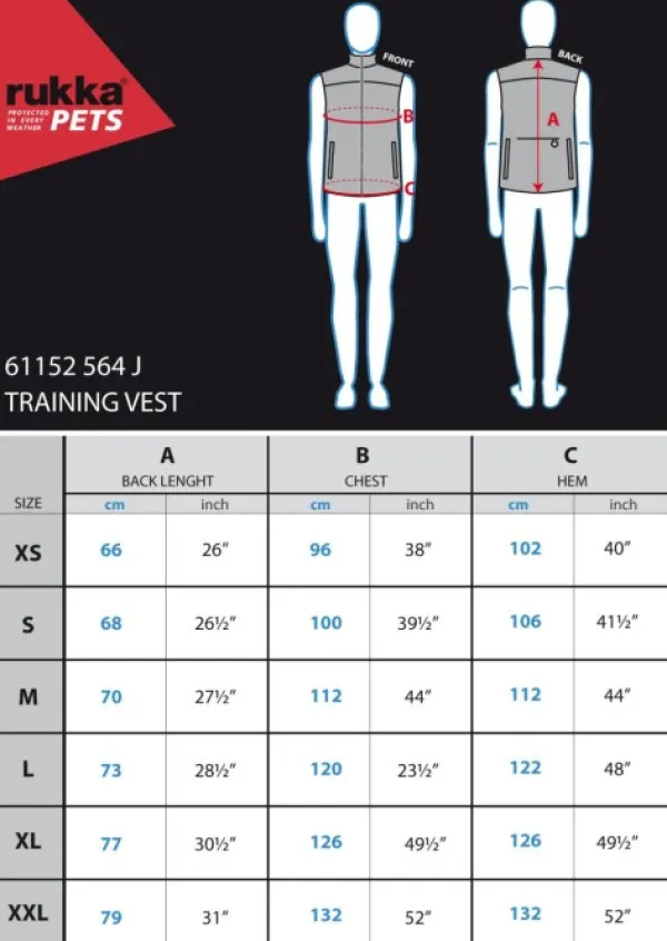 Rukka Koiranohjaajan Vaatteet^Training Vest Black