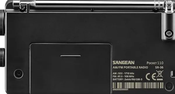 Sangean Ensiapu Ja Turvallisuus^SR-36 Radio, musta