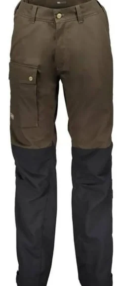 Sasta Jänkä -naisten housut tumma oliivi| Retkeilyhousut